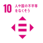 人や国の不平等をなくそう
